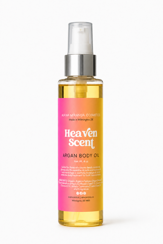 Natural Argan Body Oil, Heaven Scent