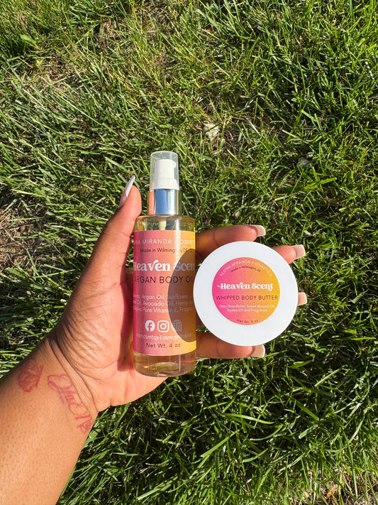 Moisture Duo: Whipped Body Butter and Body Oil