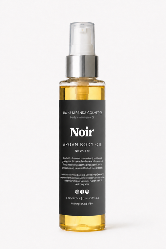 Natural Argan Body Oil, Noir